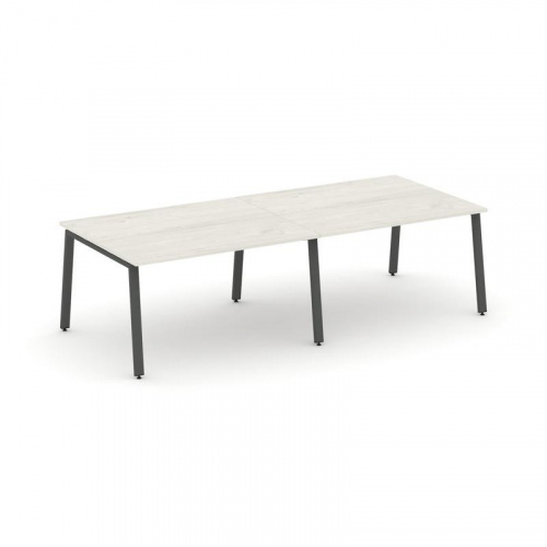 Style Project Стол переговорный SN-6A.SPRG-044.3 Дуб Наварра/Металл Белый 3160*1180*750 фото 26