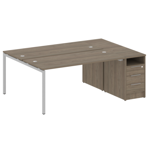 Бенч-система с тумбой на П-обр. м/к Metal System Quattro 40БП.РС-СТП-2.4