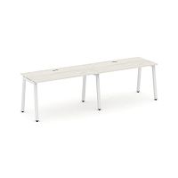 Style Project Рабочая станция 1 сторон. SN-5A.ORS-004 Дуб Наварра/Металл Белый 3160*600*750