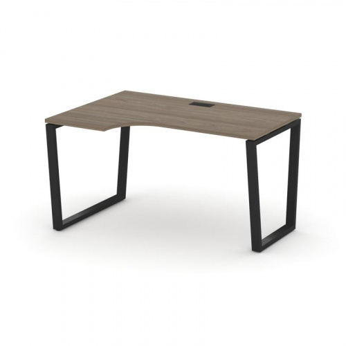 Style Project Стол рабочий эргоном. SN-6T2.SPA-022(L) Акация Лорка/Металл Антрацит/Заглушка Пластик фото 8