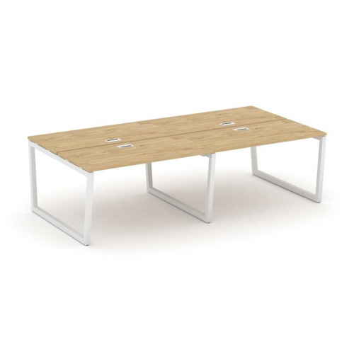 Style Project Рабочая станция 2-х сторон. SN-5T2.DRS-042 Акация Лорка/Металл Антрацит/Заглушка Пласт фото 3