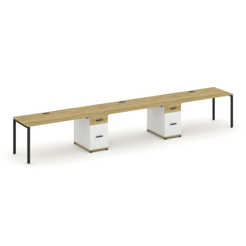 Бенч-система на 3 места с 2 опорными тумбами Concept CN.ORS-439 фото 6