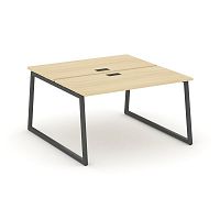 Style Project Рабочая станция 2-х сторон. SN-4T1.DRS-021 Акация Лорка/Металл Антрацит/Заглушка Пласт