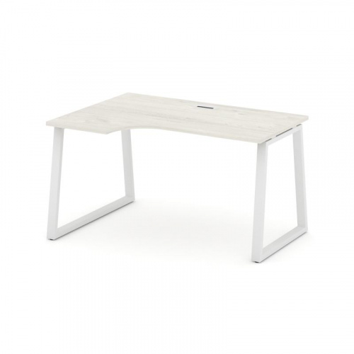 Style Project Стол рабочий эргоном. SN-6T1.SPA-001(L) Акация Лорка/Металл Антрацит/Заглушка Пластик фото 13