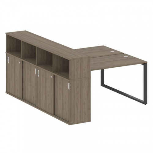 Бенч-система с шкафом-купе на О-обр. м/к Metal System БО.РС-СШК-4.3 фото 2