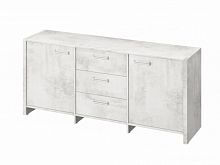 Тумба трехсекционная FI-13-01.D Хромикс белый