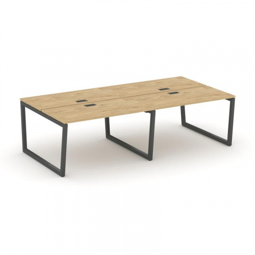 Style Project Рабочая станция 2-х сторон. SN-5T2.DRS-042 Акация Лорка/Металл Антрацит/Заглушка Пласт фото 22