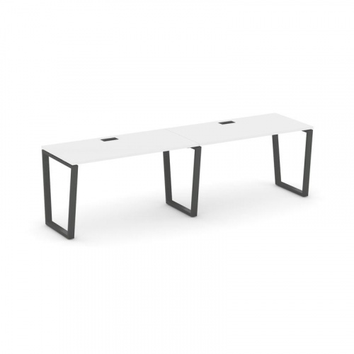 Style Project Рабочая станция 1 сторон. SN-6T2.ORS-021 Акация Лорка/Металл Антрацит/Заглушка Пластик фото 26