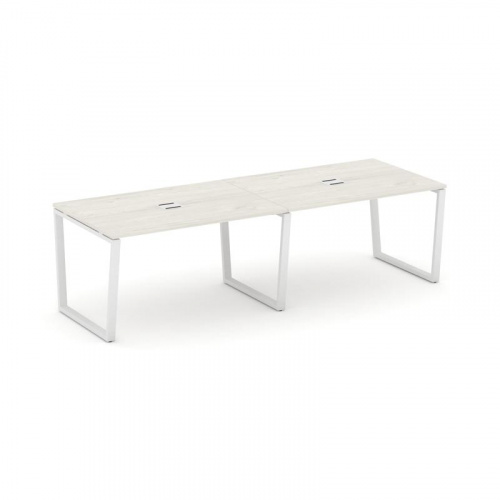 Style Project Стол переговорный SN-6T2.SPRG-014 Акация Лорка/Металл Антрацит/Заглушка Металл Антраци фото 13