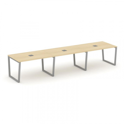 Style Project Стол переговорный SN-6T2.SPRG-022 Акация Лорка/Металл Антрацит/Заглушка Металл Антраци фото 20