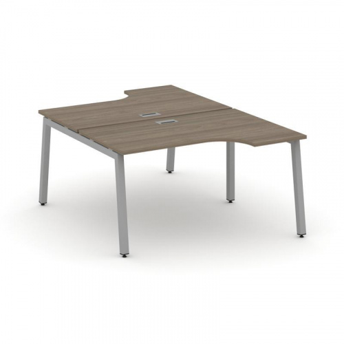 Style Project Рабочая станция эргоном. SN-5A.DRPA-002 Дуб Наварра/Металл Антрацит 1580*1232/1992*750 фото 2