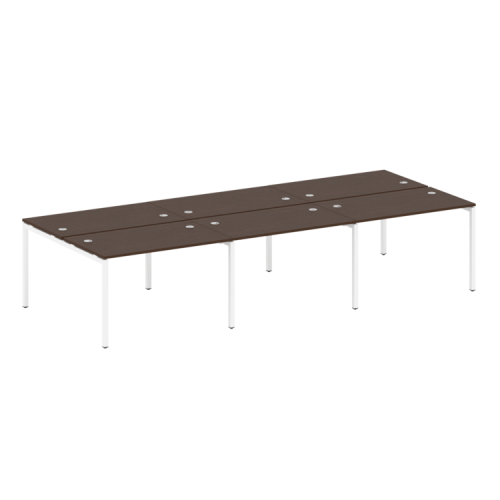 Бенч-система на 6 рабочих мест на П-обр. м/к Metal System Quattro 40БП.СМ-6.2 фото 5