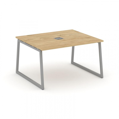 Style Project Стол переговорный SN-4T1.SPRG-034 Акация Лорка/Металл Антрацит/Заглушка Металл Антраци фото 3