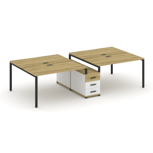 Бенч-система на 4 места с опорной тумбой Concept CN.DRS-311 фото 6