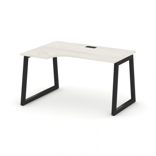 Style Project Стол рабочий эргоном. SN-5T1.SPA-021(L) Акация Лорка/Металл Антрацит/Заглушка Пластик фото 6 Style Project Стол рабочий эргоном. SN-5T1.SPA-021(L) Акация Лорка/Металл Антрацит/Заглушка Пластик фото 6