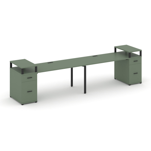 Бенч-система на 2 места с 2 опорными тумбами Concept CN.ORS-431