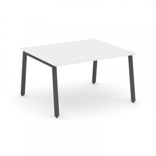 Style Project Стол переговорный SN-6A.SPRG-032.3 Тиквуд Светлый/Металл Белый 1180*1180*750 фото 16