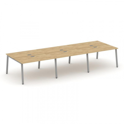 Style Project Рабочая станция 2-х сторон. SN-6A.DRS-081 Дуб Табак/Металл Белый 2940*1632*750 фото 6 Style Project Рабочая станция 2-х сторон. SN-6A.DRS-081 Дуб Табак/Металл Белый 2940*1632*750 фото 6