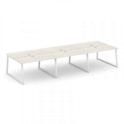 Style Project Рабочая станция 2-х сторон. SN-6T1.DRS-071 Акация Лорка/Металл Антрацит/Заглушка Пласт фото 13