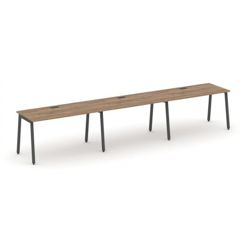 Style Project Рабочая станция 1 сторон. SN-4A.ORS-033 Дуб Табак/Металл Белый 4140*600*750 фото 25